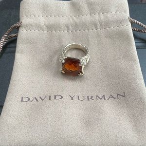 SOLD David Yurman Cushion on point citrine ring